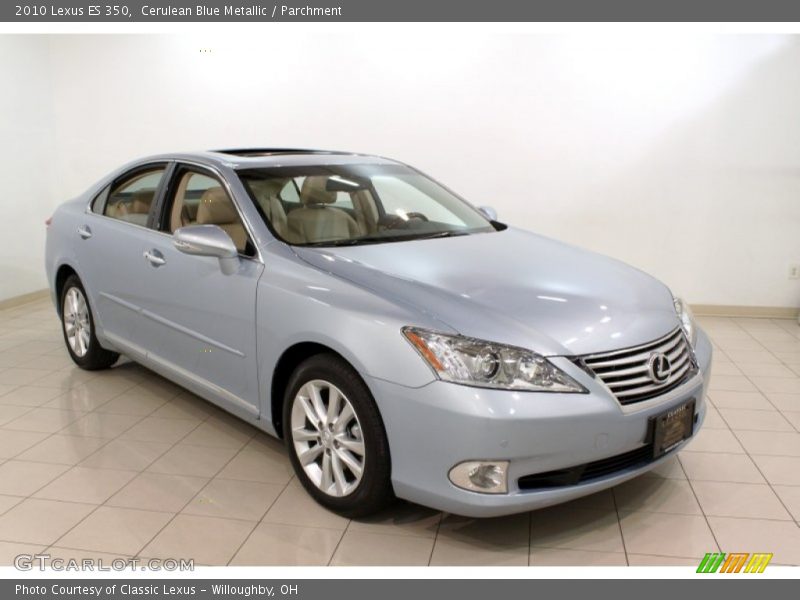 Cerulean Blue Metallic / Parchment 2010 Lexus ES 350