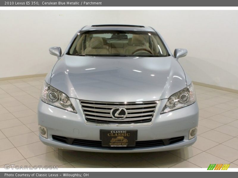 Cerulean Blue Metallic / Parchment 2010 Lexus ES 350