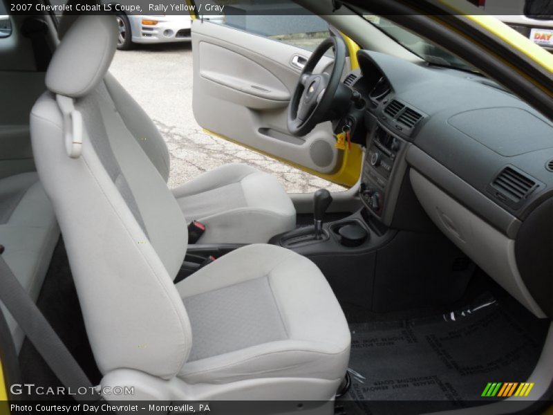 Rally Yellow / Gray 2007 Chevrolet Cobalt LS Coupe
