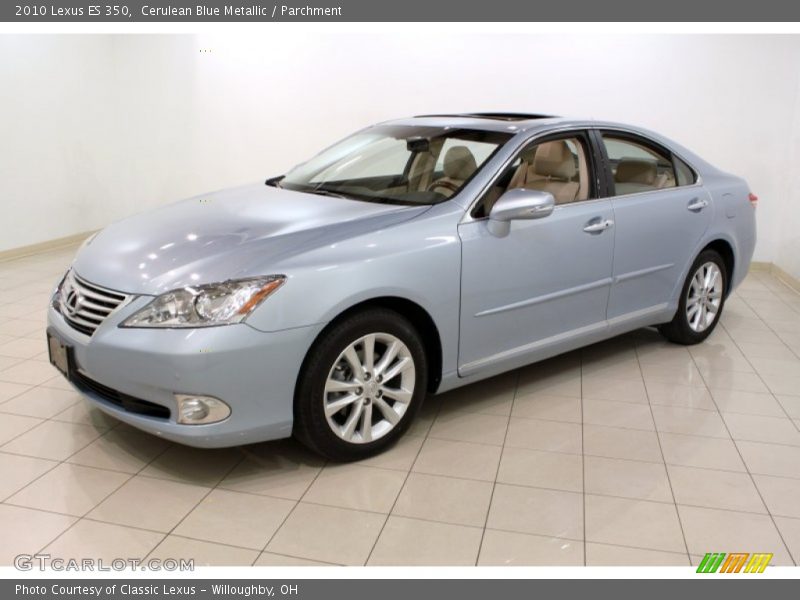 Cerulean Blue Metallic / Parchment 2010 Lexus ES 350