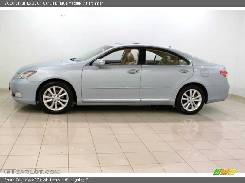 Cerulean Blue Metallic / Parchment 2010 Lexus ES 350
