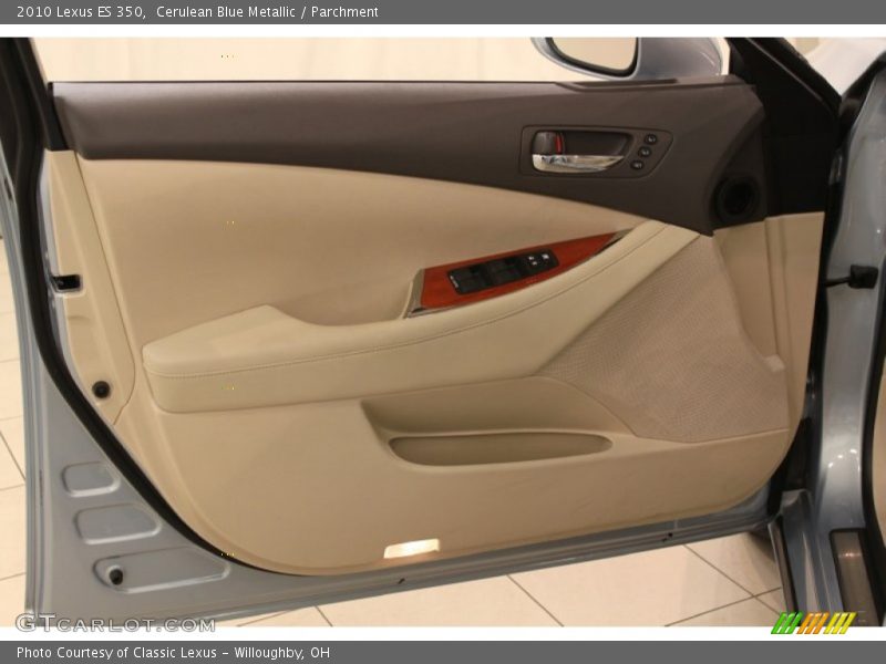 Cerulean Blue Metallic / Parchment 2010 Lexus ES 350