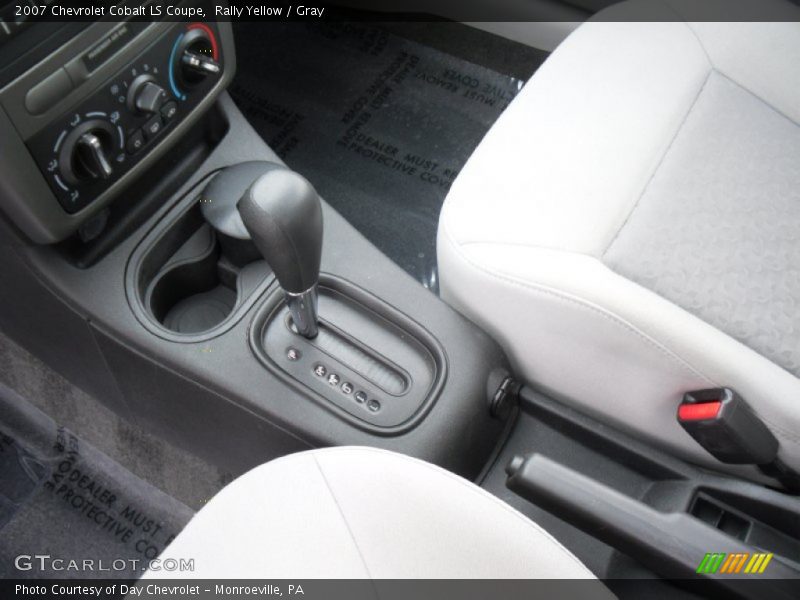 Rally Yellow / Gray 2007 Chevrolet Cobalt LS Coupe