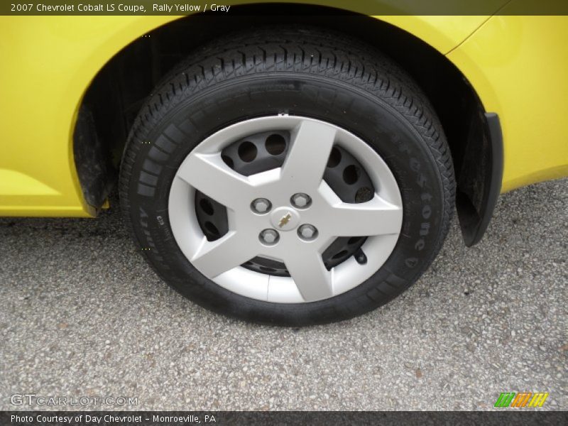 Rally Yellow / Gray 2007 Chevrolet Cobalt LS Coupe