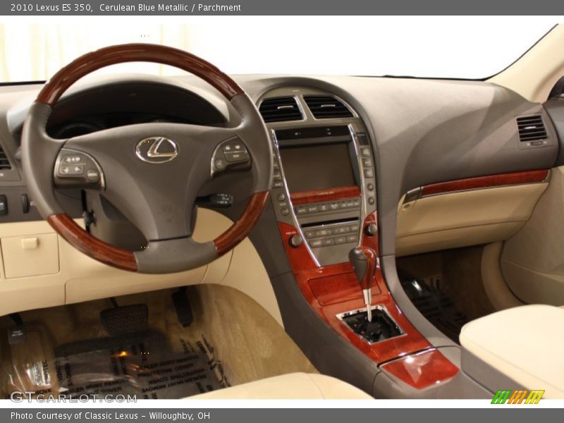 Cerulean Blue Metallic / Parchment 2010 Lexus ES 350