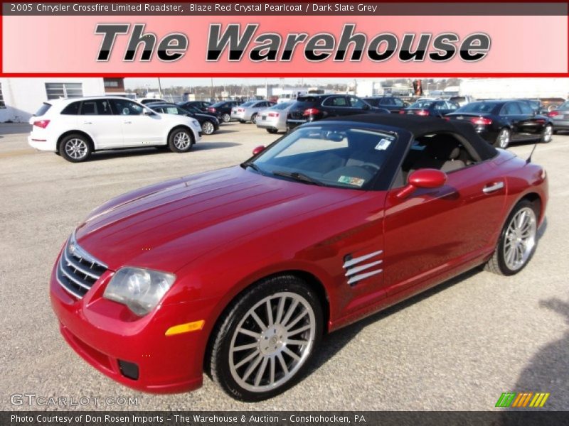 Blaze Red Crystal Pearlcoat / Dark Slate Grey 2005 Chrysler Crossfire Limited Roadster