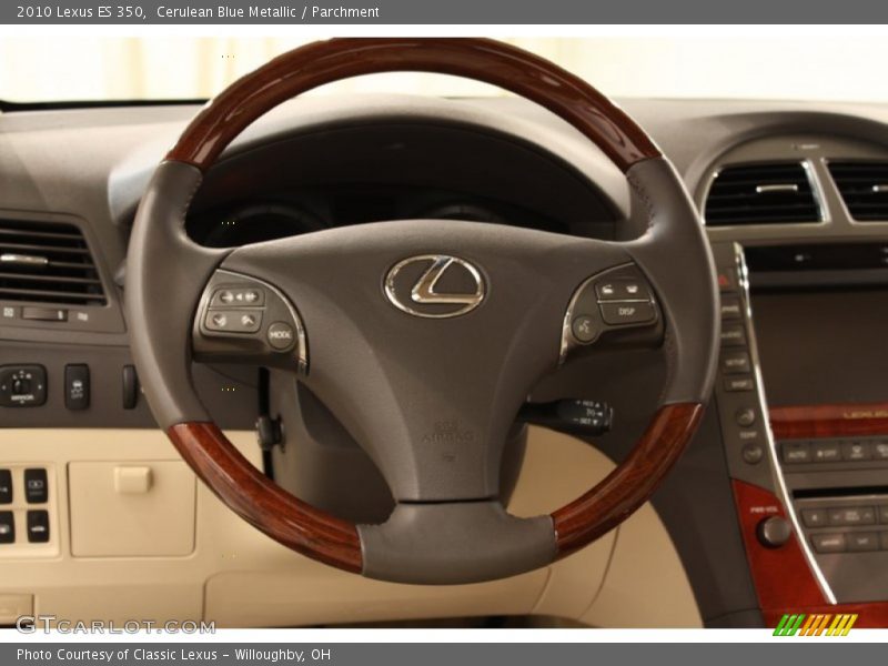 Cerulean Blue Metallic / Parchment 2010 Lexus ES 350