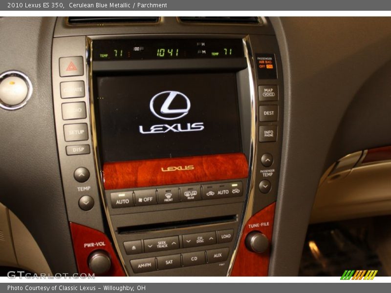 Cerulean Blue Metallic / Parchment 2010 Lexus ES 350