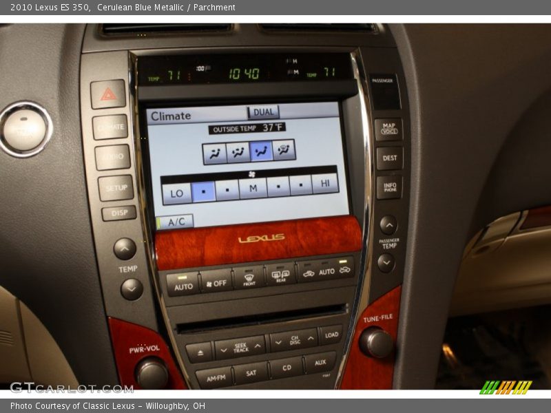 Cerulean Blue Metallic / Parchment 2010 Lexus ES 350