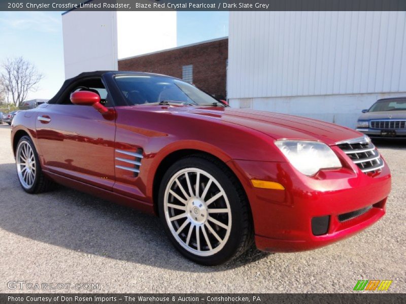 Blaze Red Crystal Pearlcoat / Dark Slate Grey 2005 Chrysler Crossfire Limited Roadster