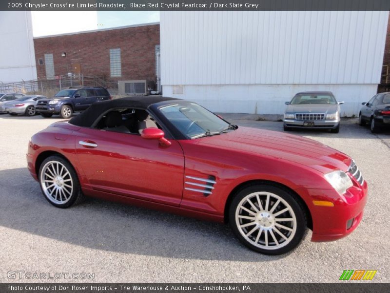 Blaze Red Crystal Pearlcoat / Dark Slate Grey 2005 Chrysler Crossfire Limited Roadster