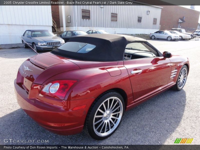 Blaze Red Crystal Pearlcoat / Dark Slate Grey 2005 Chrysler Crossfire Limited Roadster