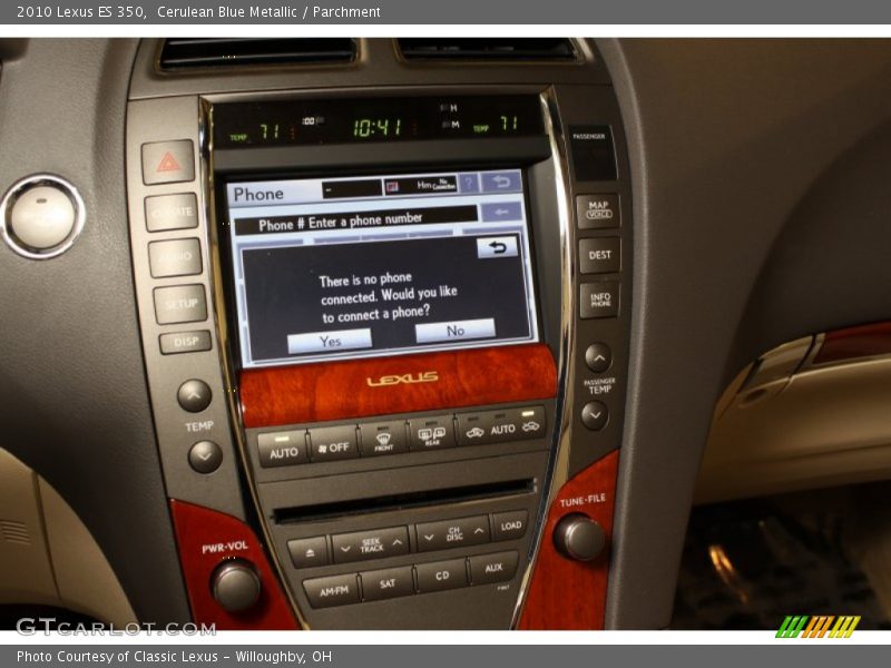 Cerulean Blue Metallic / Parchment 2010 Lexus ES 350