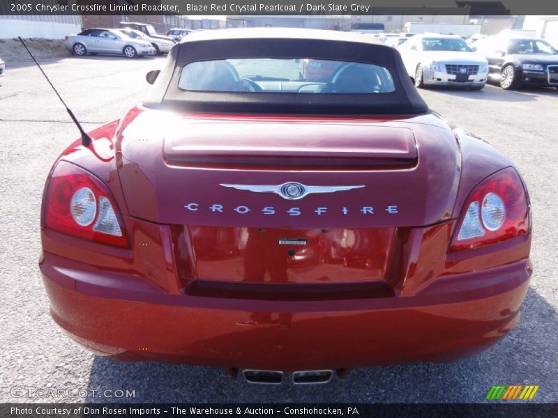 Blaze Red Crystal Pearlcoat / Dark Slate Grey 2005 Chrysler Crossfire Limited Roadster
