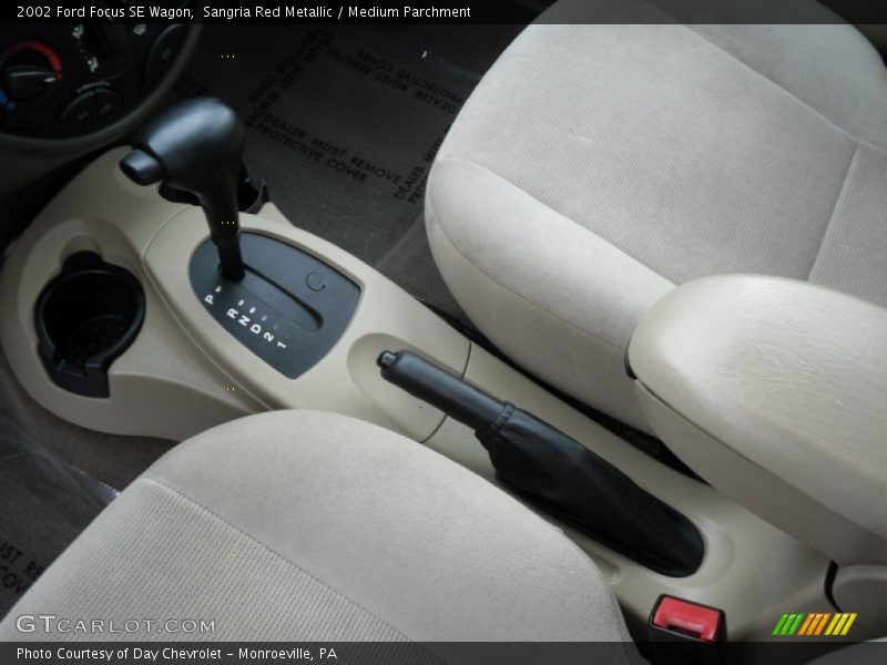 Sangria Red Metallic / Medium Parchment 2002 Ford Focus SE Wagon