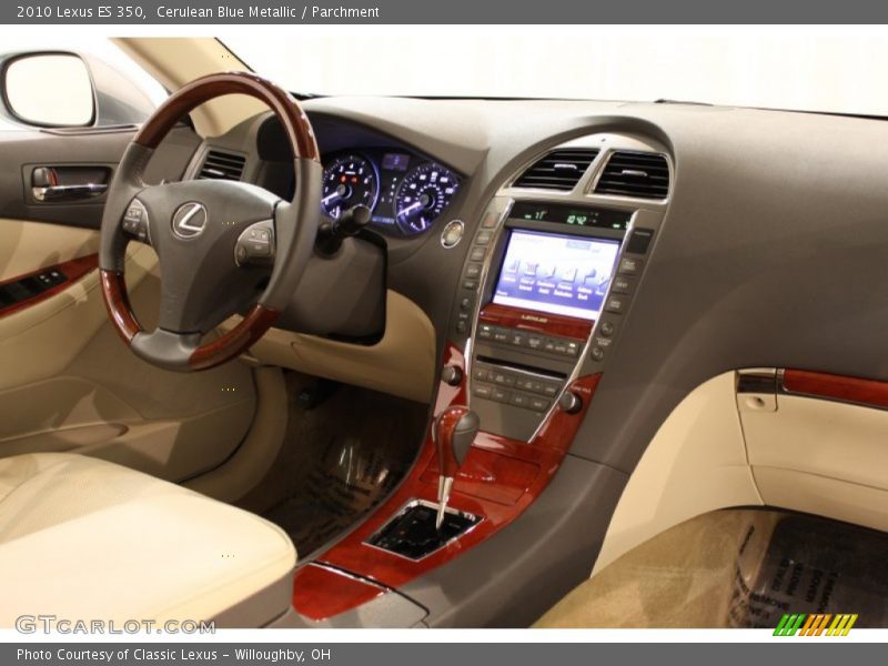 Cerulean Blue Metallic / Parchment 2010 Lexus ES 350