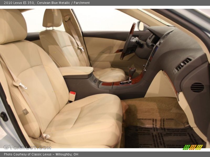 Cerulean Blue Metallic / Parchment 2010 Lexus ES 350