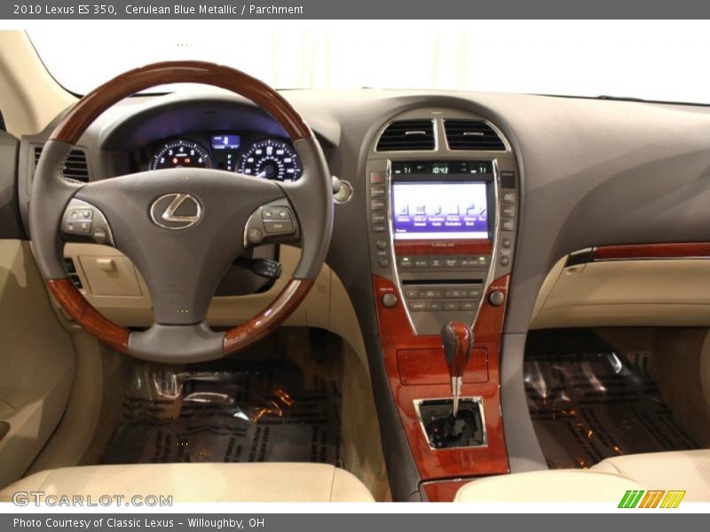 Cerulean Blue Metallic / Parchment 2010 Lexus ES 350