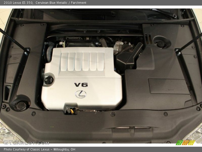 Cerulean Blue Metallic / Parchment 2010 Lexus ES 350