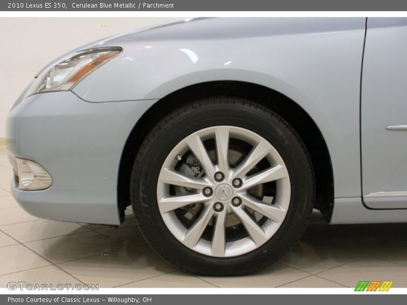 Cerulean Blue Metallic / Parchment 2010 Lexus ES 350