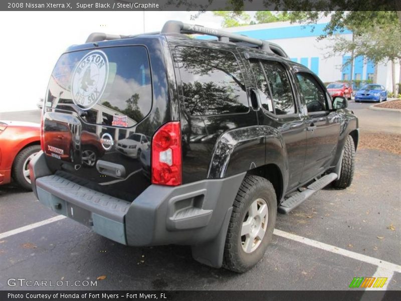 Super Black / Steel/Graphite 2008 Nissan Xterra X