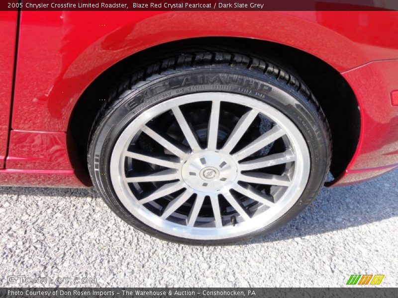 Blaze Red Crystal Pearlcoat / Dark Slate Grey 2005 Chrysler Crossfire Limited Roadster