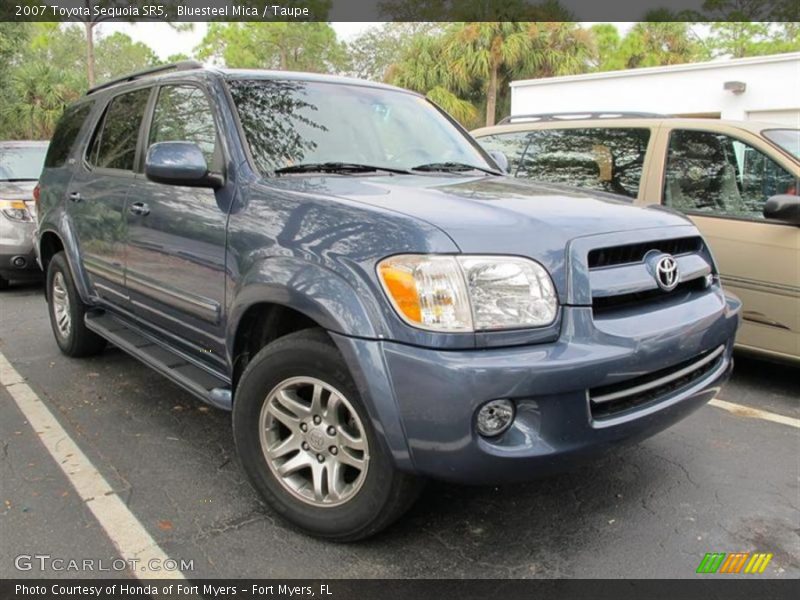 Bluesteel Mica / Taupe 2007 Toyota Sequoia SR5