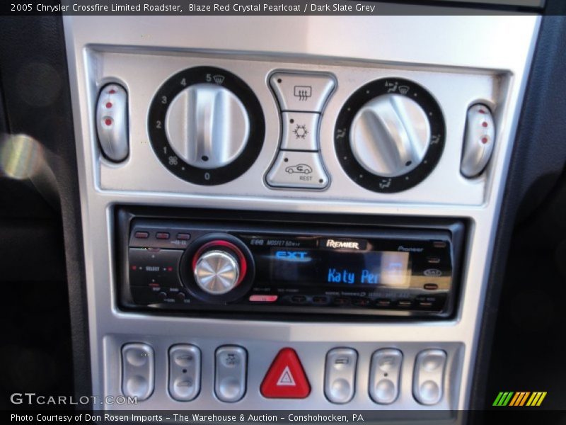 Controls of 2005 Crossfire Limited Roadster