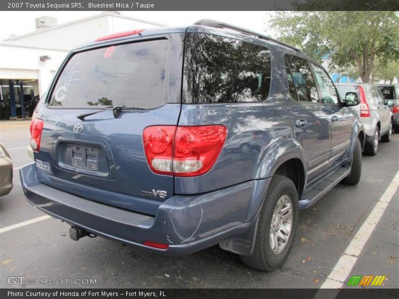 Bluesteel Mica / Taupe 2007 Toyota Sequoia SR5