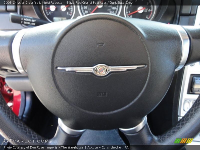 Blaze Red Crystal Pearlcoat / Dark Slate Grey 2005 Chrysler Crossfire Limited Roadster