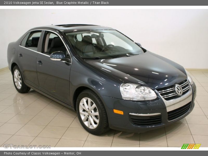 Blue Graphite Metallic / Titan Black 2010 Volkswagen Jetta SE Sedan
