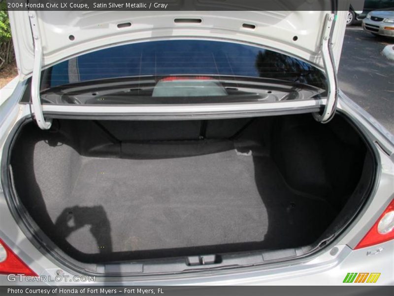 Satin Silver Metallic / Gray 2004 Honda Civic LX Coupe
