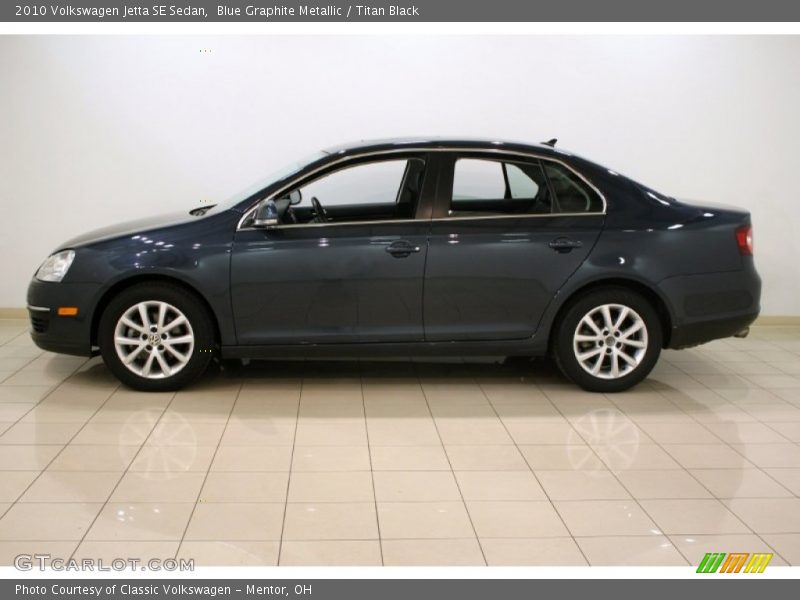 Blue Graphite Metallic / Titan Black 2010 Volkswagen Jetta SE Sedan
