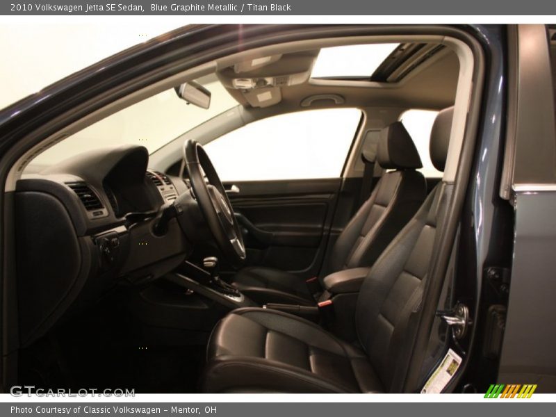 Blue Graphite Metallic / Titan Black 2010 Volkswagen Jetta SE Sedan