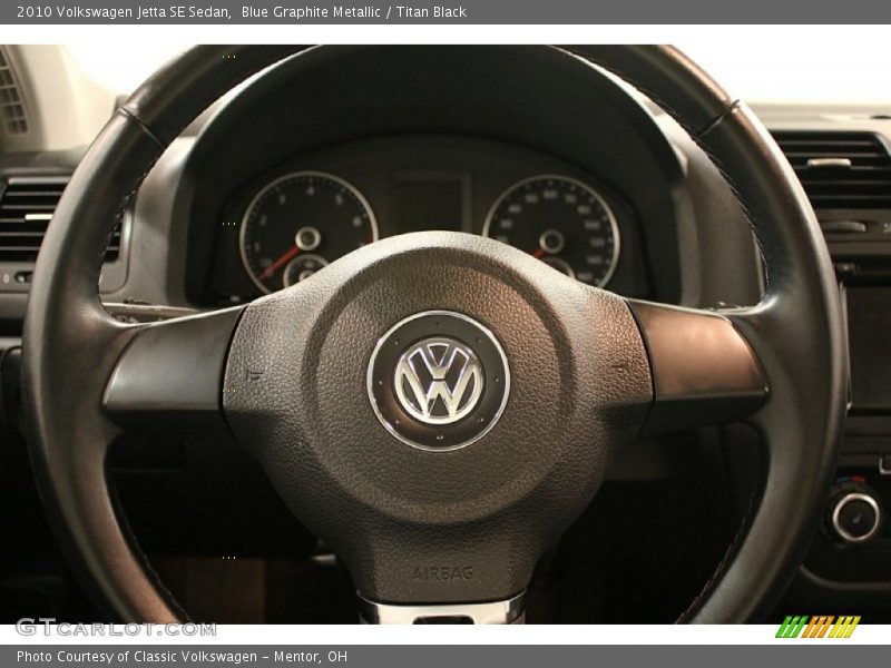 Blue Graphite Metallic / Titan Black 2010 Volkswagen Jetta SE Sedan
