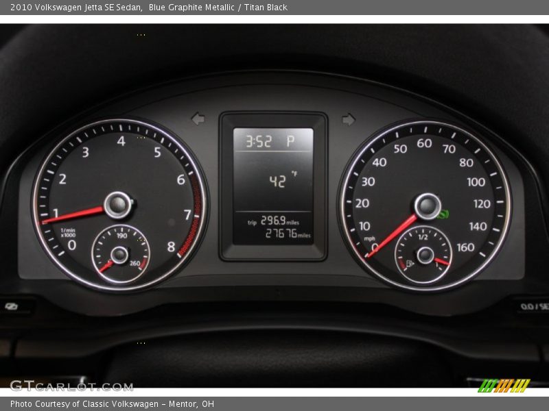  2010 Jetta SE Sedan SE Sedan Gauges