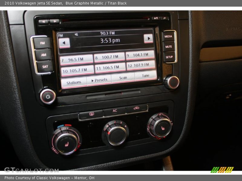 Blue Graphite Metallic / Titan Black 2010 Volkswagen Jetta SE Sedan