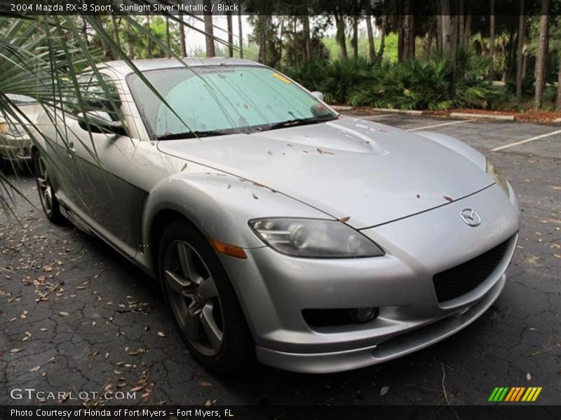 Sunlight Silver Metallic / Black 2004 Mazda RX-8 Sport