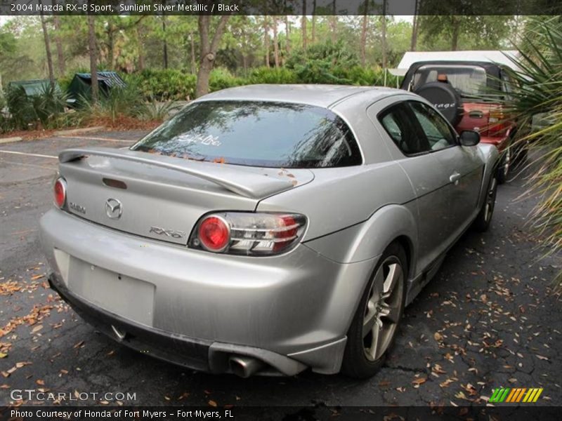 Sunlight Silver Metallic / Black 2004 Mazda RX-8 Sport