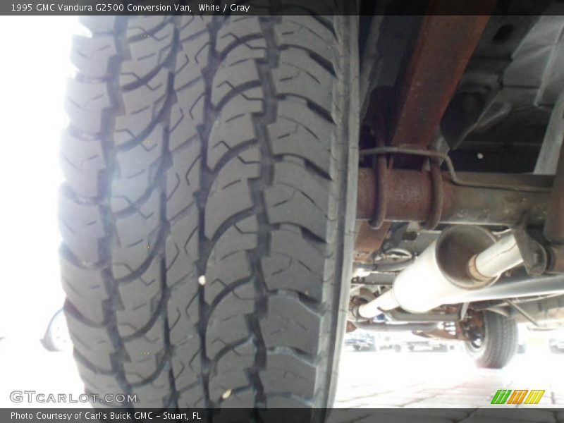 White / Gray 1995 GMC Vandura G2500 Conversion Van