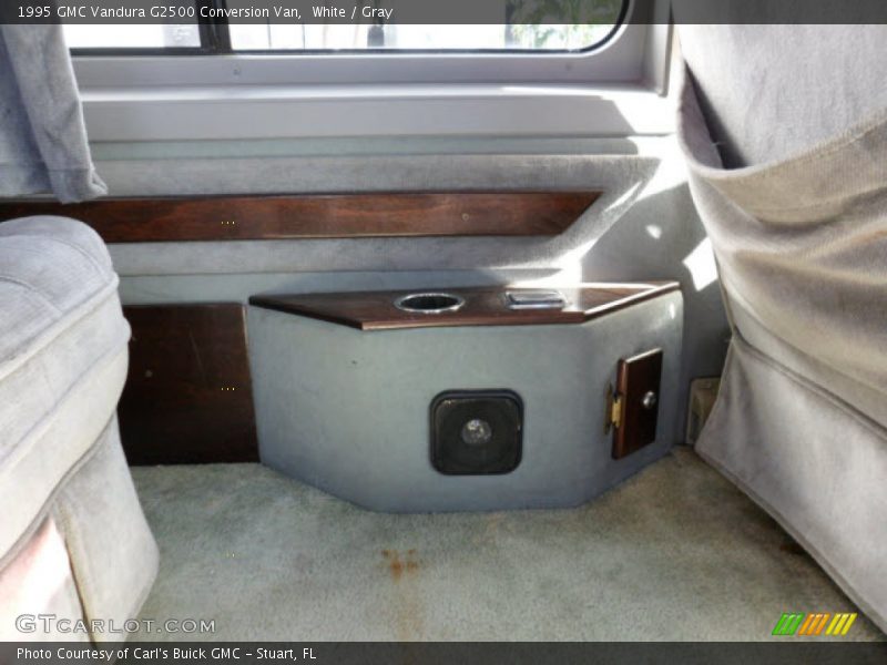 White / Gray 1995 GMC Vandura G2500 Conversion Van