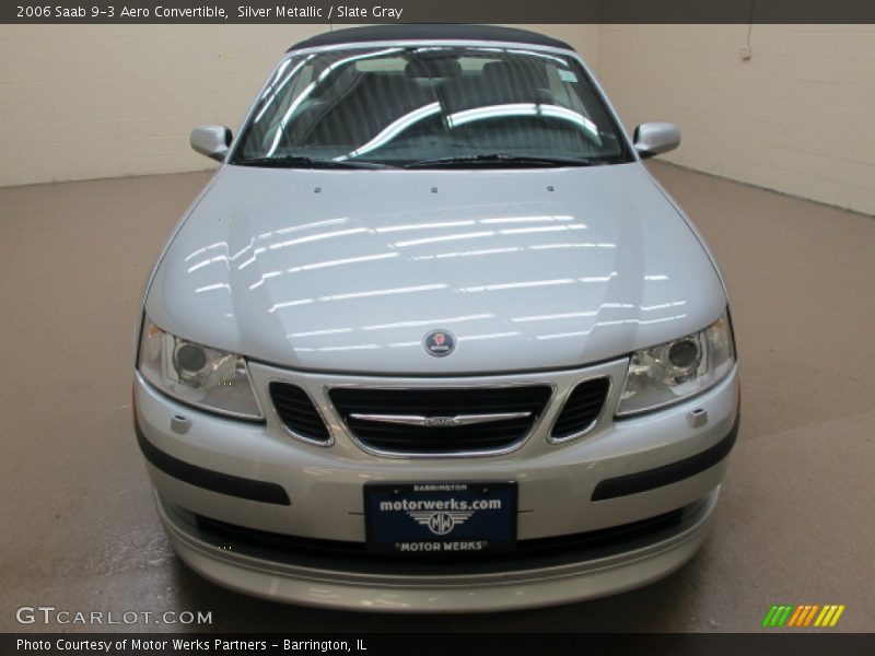 Silver Metallic / Slate Gray 2006 Saab 9-3 Aero Convertible