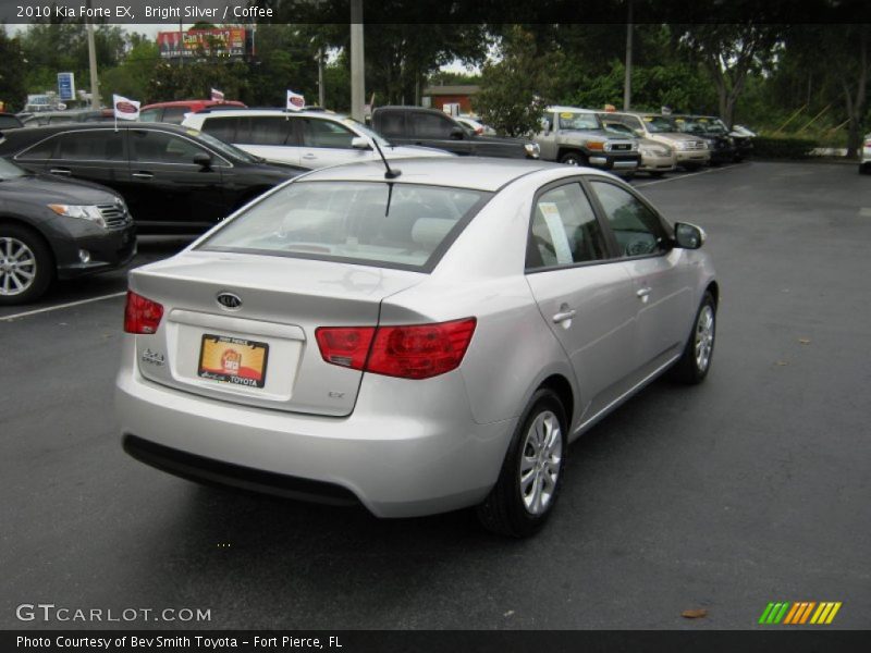 Bright Silver / Coffee 2010 Kia Forte EX