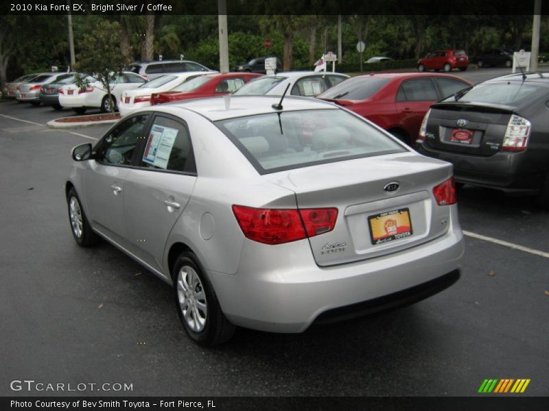 Bright Silver / Coffee 2010 Kia Forte EX