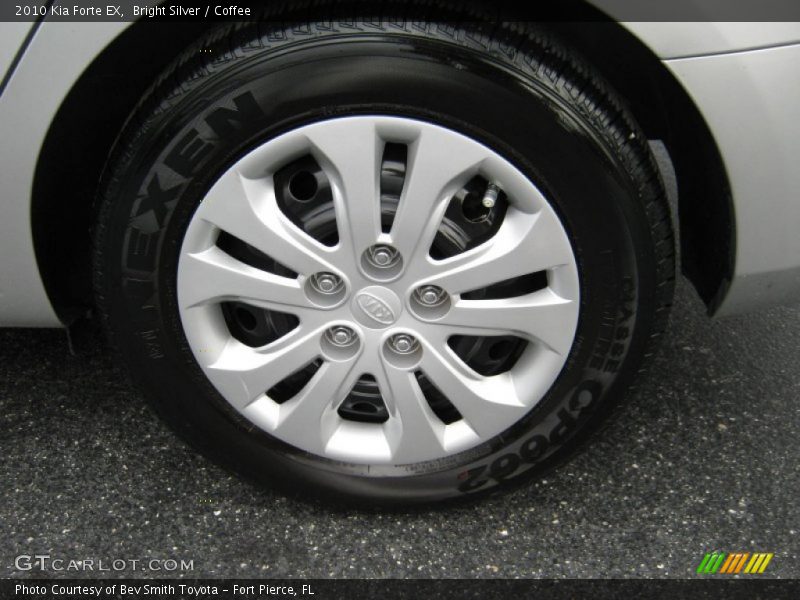 Bright Silver / Coffee 2010 Kia Forte EX