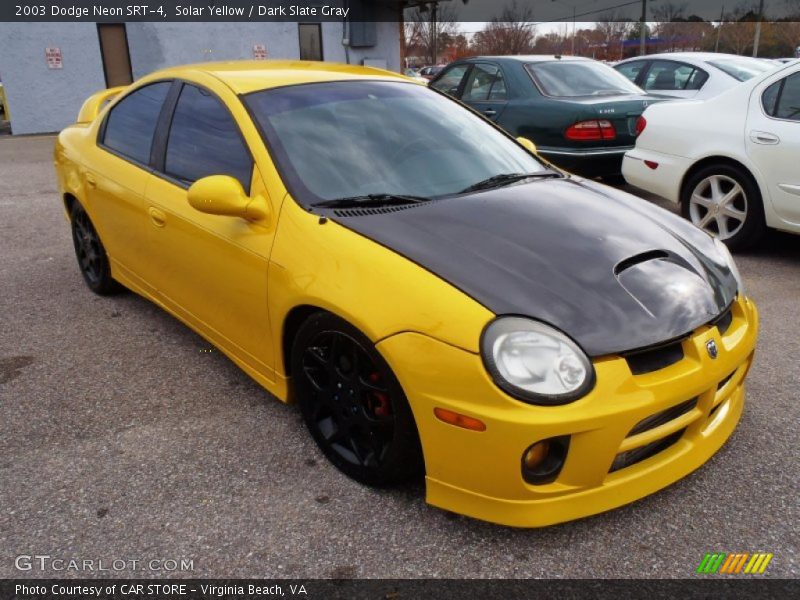 Solar Yellow / Dark Slate Gray 2003 Dodge Neon SRT-4