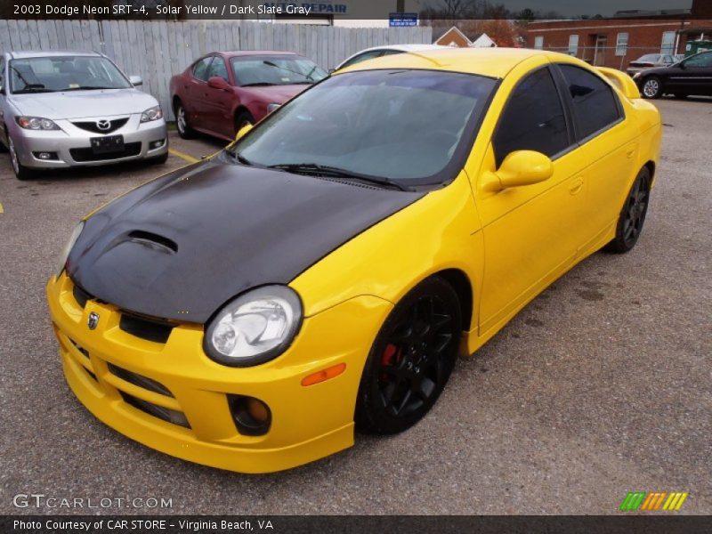 Solar Yellow / Dark Slate Gray 2003 Dodge Neon SRT-4