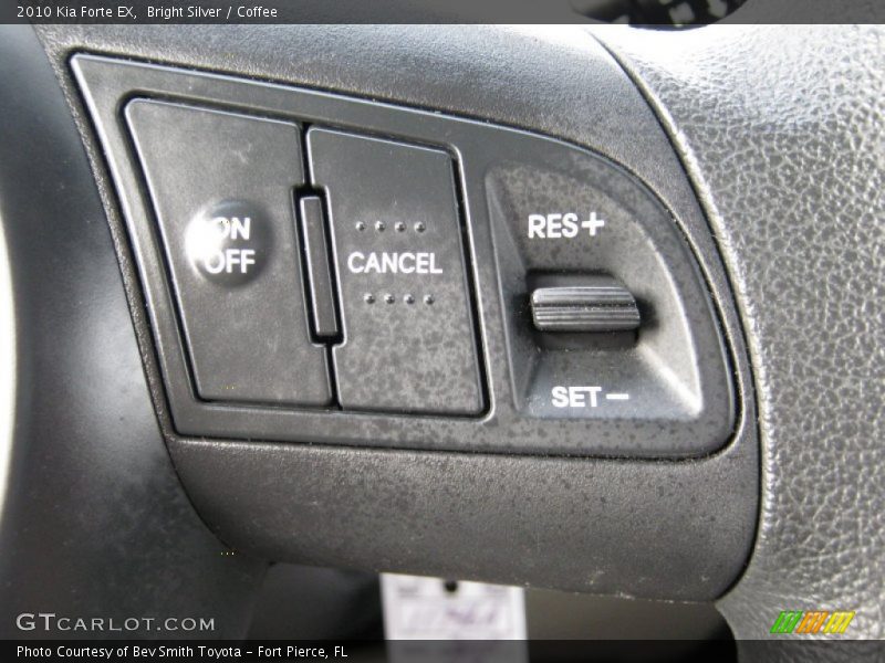 Bright Silver / Coffee 2010 Kia Forte EX