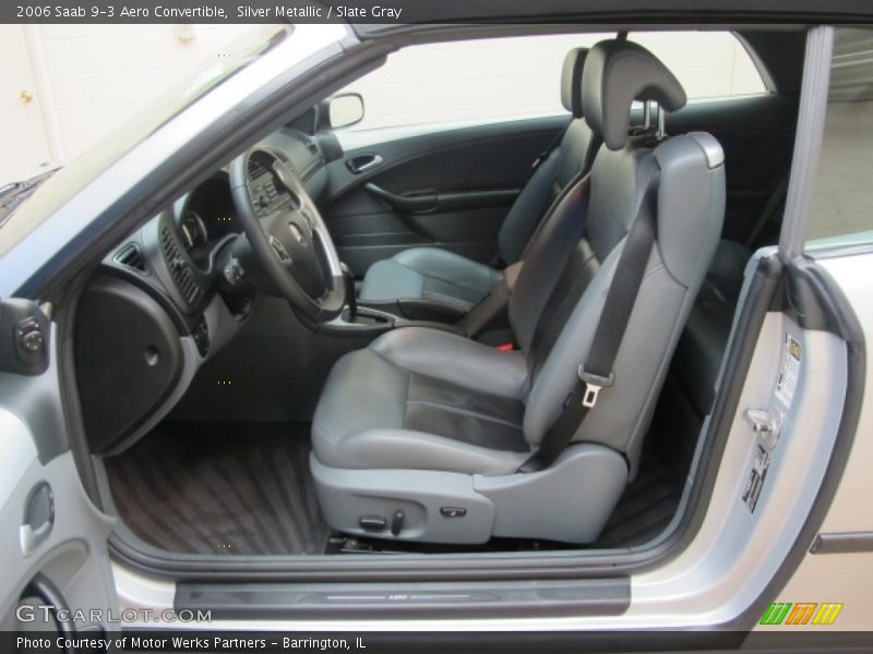 Silver Metallic / Slate Gray 2006 Saab 9-3 Aero Convertible