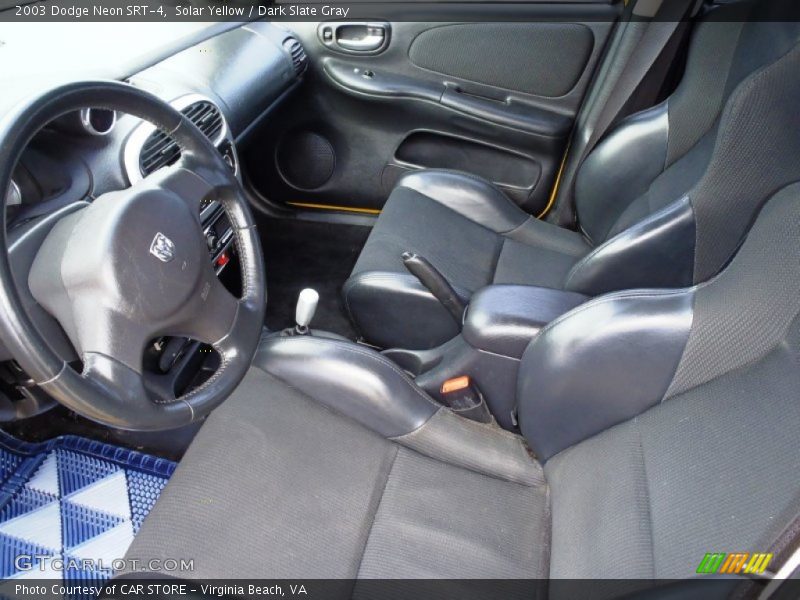 Solar Yellow / Dark Slate Gray 2003 Dodge Neon SRT-4